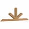 Ekena Millwork Saratoga Timber Gable Bracket, Western Red Cedar, 108"W x 36"H x 5 1/2"D x 5 1/2"F, 8/12 Pitch GBW108X36X0606SAR00SWR - alternate 4